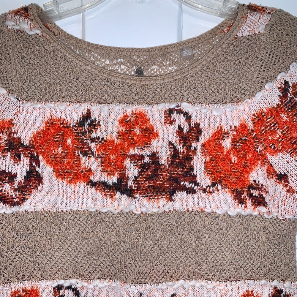 Anthropologie Banded Bouquets Tunic Sweater - Picture 9 of 16